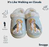SNUGGS Memory Foam BEAGLE Dog Non Slip Slippers By E&S Pets (Choose Size) - Novelty Socks And Slippers