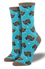 SIGNIFICANT OTTER Ladies OTTERS Socks SOCKSMITH Brand - Novelty Socks And Slippers