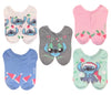 DISNEY LILO & STITCH Ladies 5 Pair Of CHRISTMAS No Show Socks ‘FA LA LA LA BLAH BLAH BLAH’ - Novelty Socks And Slippers