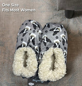 BOSTON TERRIER Dog Ladies Non-Slip Slippers COMFIES BRAND By E&S Pets - Novelty Socks And Slippers