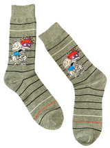 RUGRATS Men’s CHUCKIE & TOMMY PICKLES Socks - Novelty Socks And Slippers