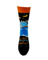 FABDAZ Brand Men’s WE DON’T BELIEVE IN HUMANS Socks BIG FOOT, LOCHNESS MONSTER, ALIENS - Novelty Socks And Slippers
