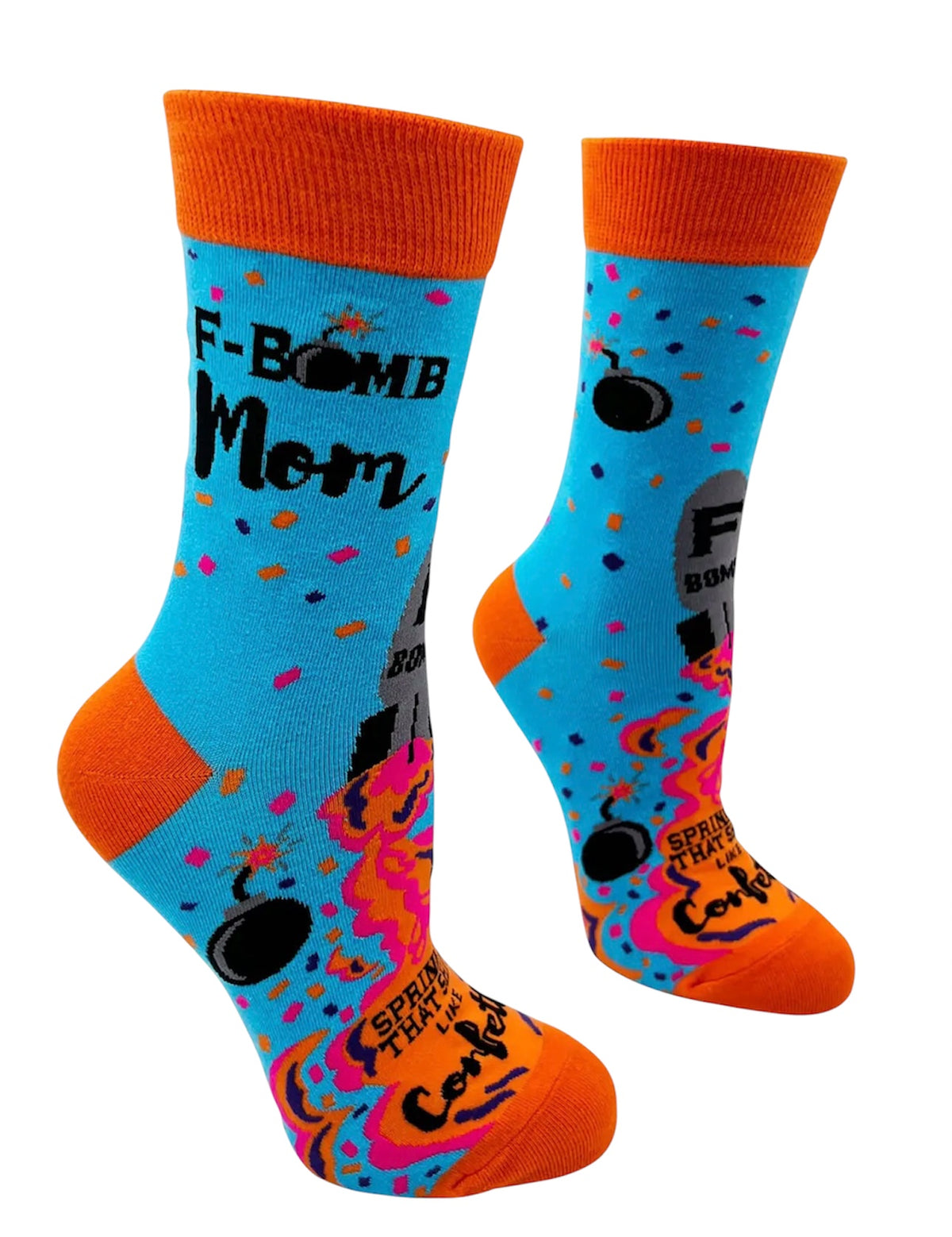 F-BOMB MOM SPRINKLE THAT SHIT LIKE CONFETTI Ladies Socks Fabdaz Brand