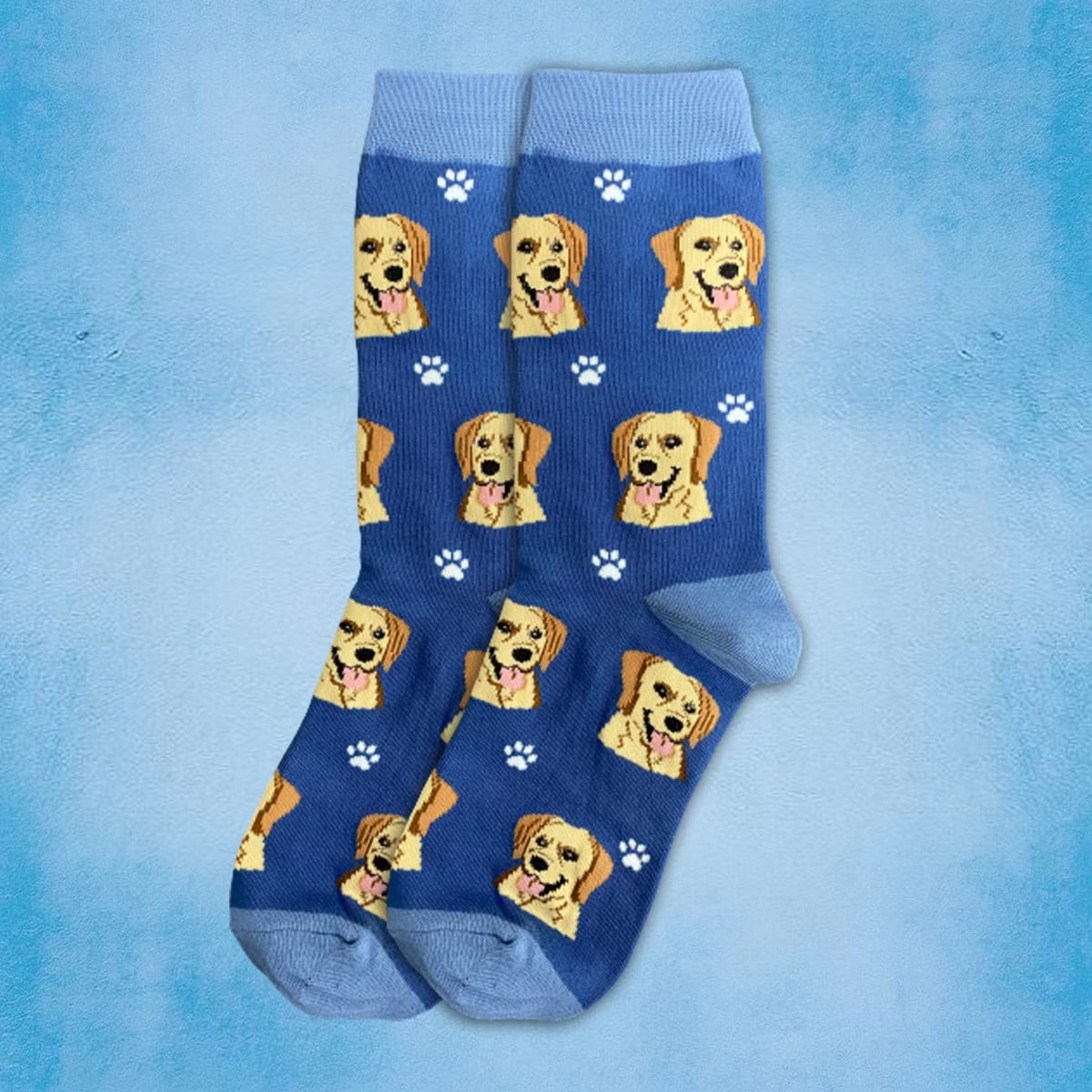 YELLOW LABRADOR Dog Adult Unisex Socks By E&S Pets Choose Style