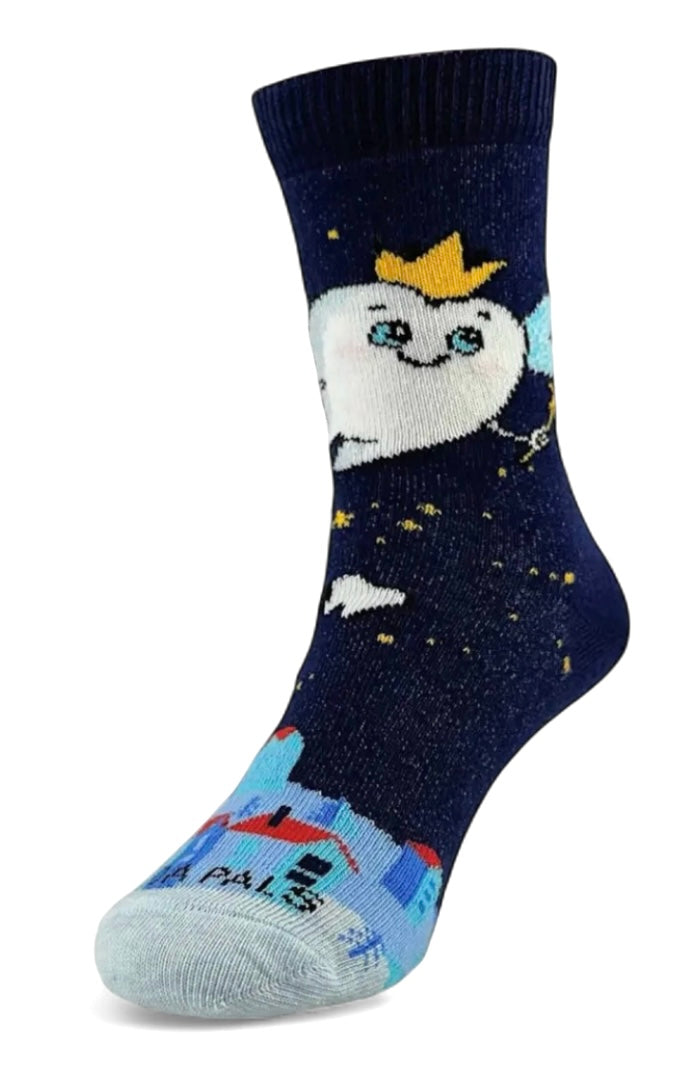 TOOTH FAIRY Unisex Kids Socks Age 3-5 Sock Panda Brand - Novelty Socks And Slippers