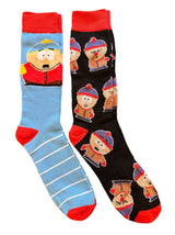 SOUTH PARK Men's 2 Pair Of Socks STAN MARSH & ERIC CARTMAN
