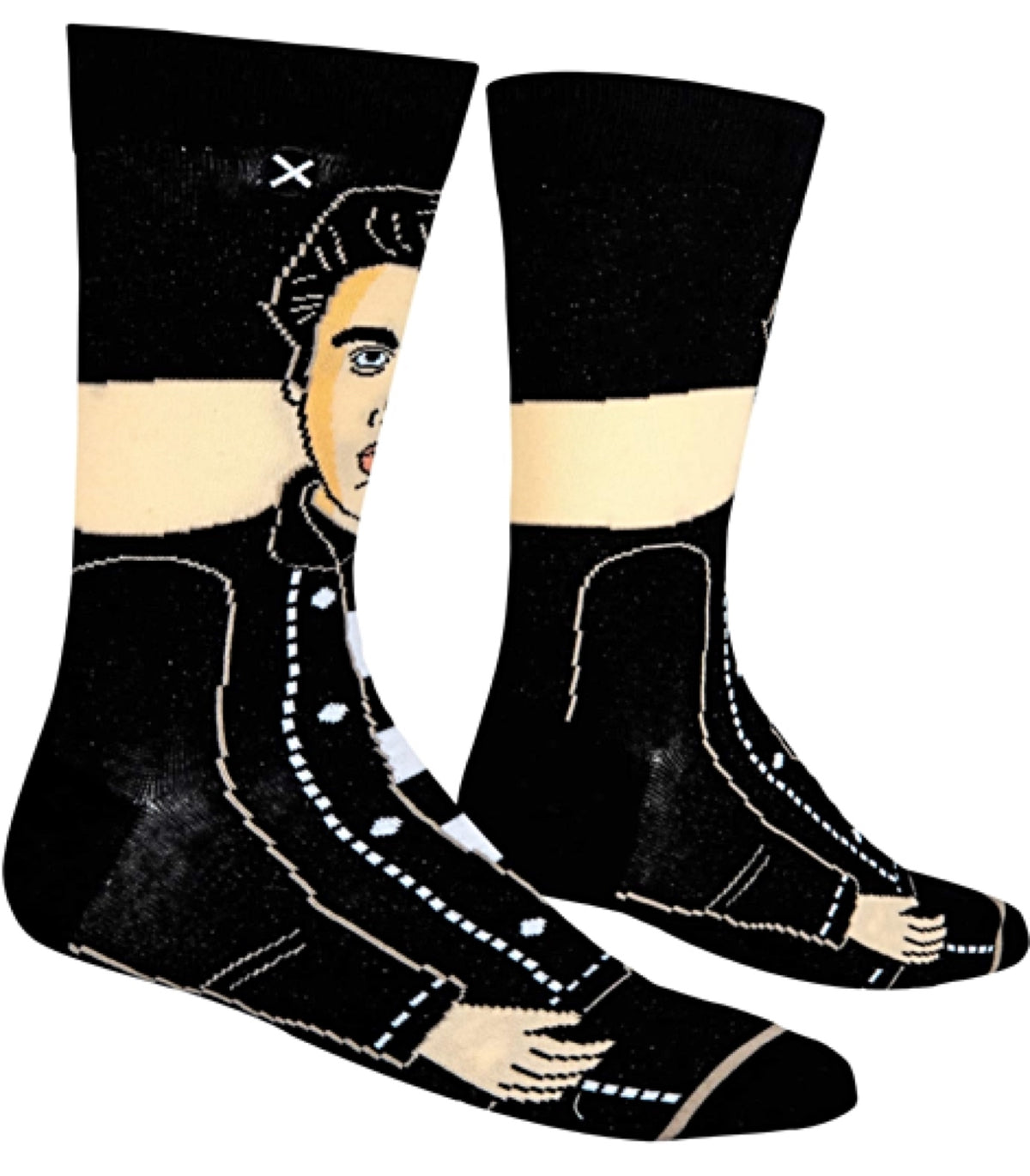 ELVIS PRESLEY MEN’S JAILHOUSE ROCK SOCKS ODD SOX BRAND - Novelty Socks for Less