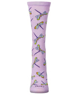 DRAGONFLY Ladies Socks MeMoi Brand DRAGONFLIES ALL OVER - Novelty Socks And Slippers