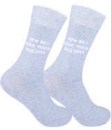 FUNATIC BRAND UNISEX ‘HOW DO I BLOCK YOU IN REAL LIFE?’ Socks - Novelty Socks And Slippers