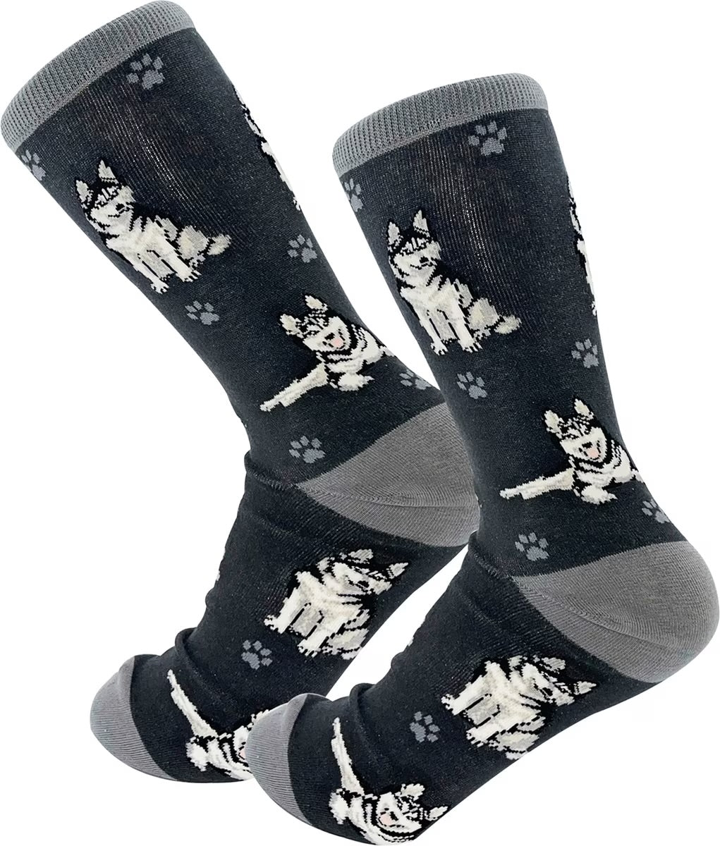 SIBERIAN HUSKY Dog Adult Unisex Socks By E&S Pets Choose Style