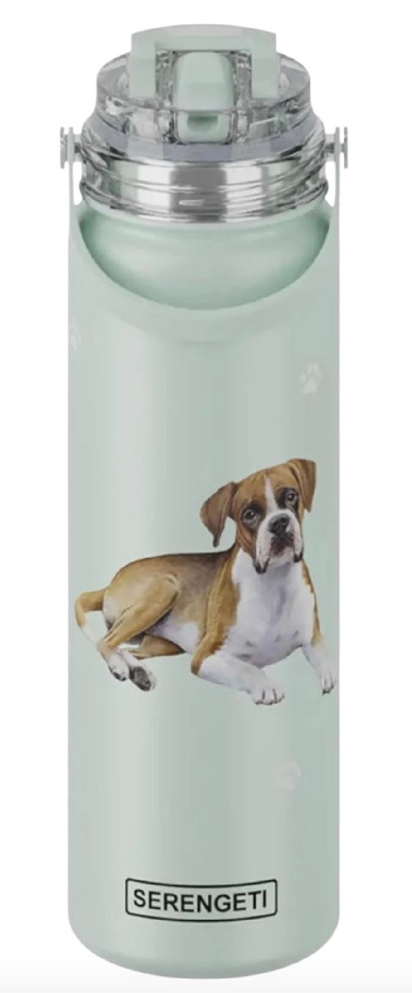 Dog & Cat Stainless Steel 24 Oz. Water Bottle By E&S Pets (Choose Breed) - Novelty Socks And Slippers