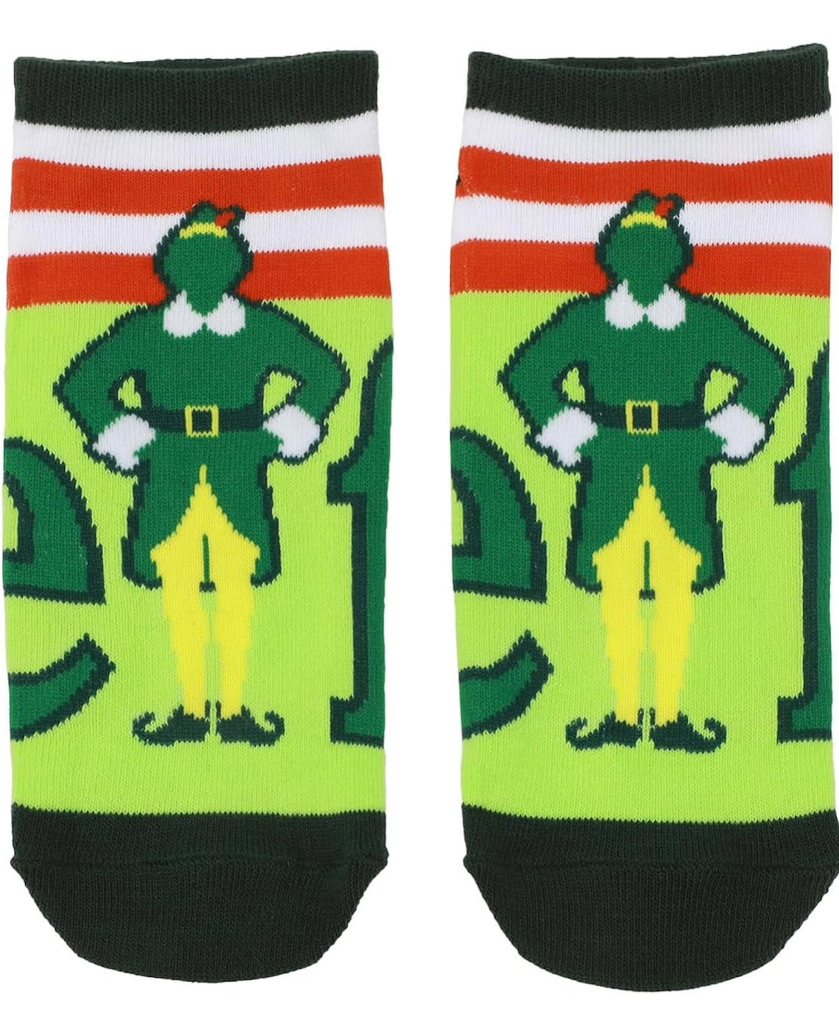 ELF THE MOVIE LADIES 5 Pair Of CHRISTMAS NO SHOW SOCKS SON OF A NUTCRACKER Bioworld Brand - Novelty Socks And Slippers