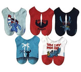 DISNEY Ladies 5 Pair of LILO & STITCH No Show Socks ‘VACAY MODE’ - Novelty Socks And Slippers