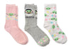 STAR WARS Ladies 3 Pair Of EASTER BABY YODA Socks ‘EGG-CITED’ WITH EASTER EGGS - Novelty Socks And Slippers