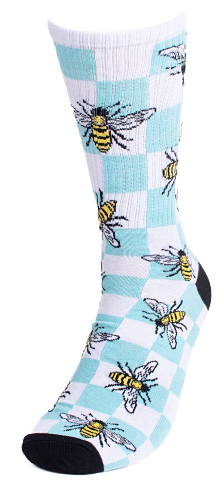 PARQUET Brand Men’s YELLOW JACKETS Socks BEES ALL OVER - Novelty Socks for Less