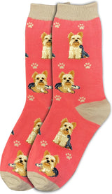 YORKIE Dog Adult Unisex Socks By E&S Pets Choose Style