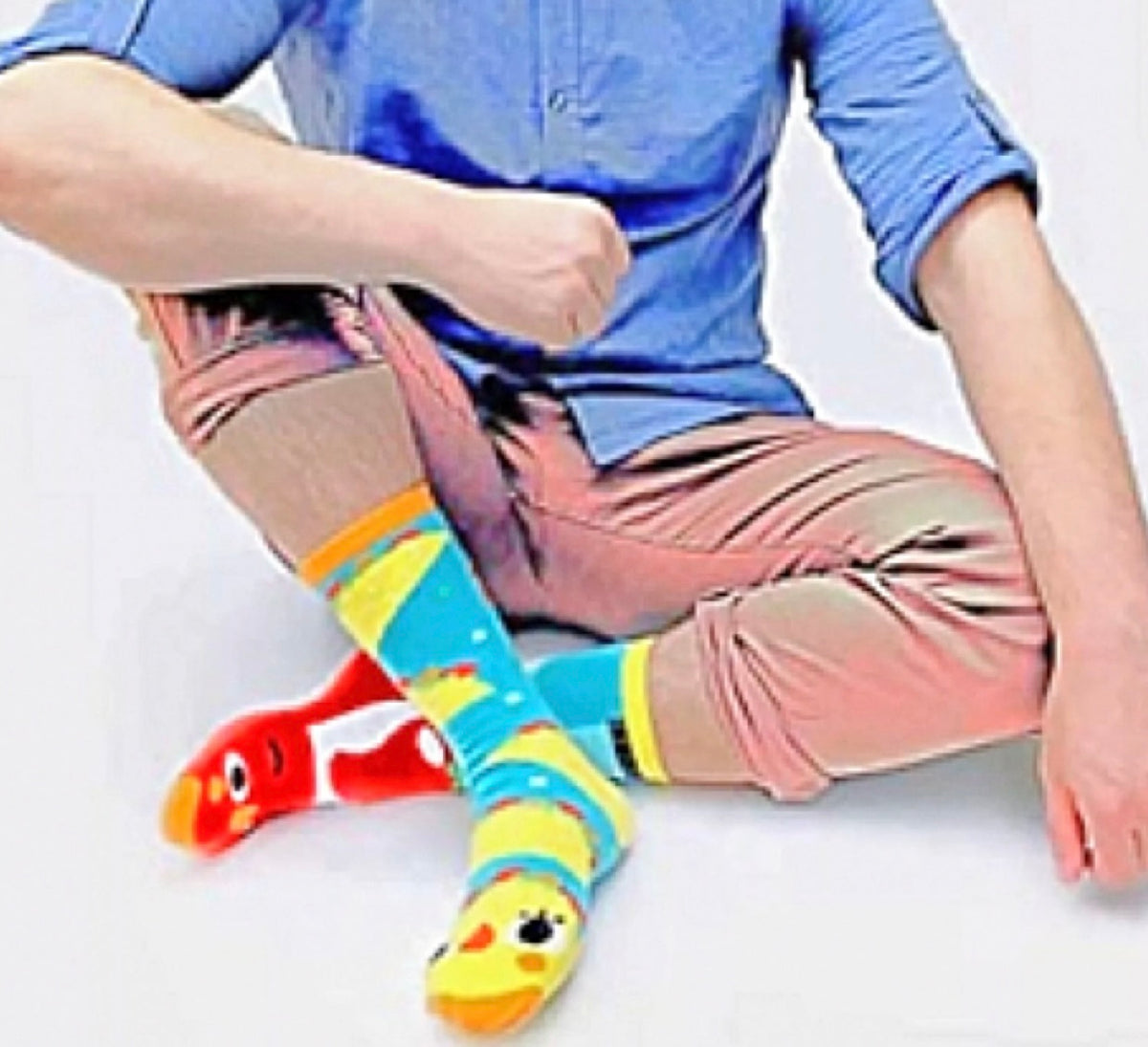 PALS SOCKS Brand Unisex TACO & HOT SAUCE Mismatched Gripper Bottom Socks (CHOOSE SIZE) - Novelty Socks And Slippers