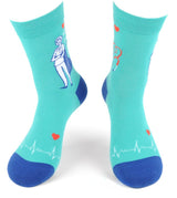 PARQUET Brand Unisex HEALTHCARE DOCTOR NURSE Socks ‘MODERN DAY HEROES’ (CHOOSE SIZE) - Novelty Socks And Slippers