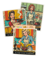 COOKING RETRO WIFE Set Of 3 SASSY Swedish Dishcloths ‘I Followed The Recipe. The Recipe Was Bullshit.