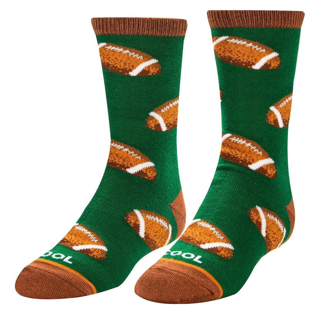 COOL SOCKS Brand Unisex Kids FOOTBALL Socks FOOTBALLS ALL OVER - Novelty Socks And Slippers