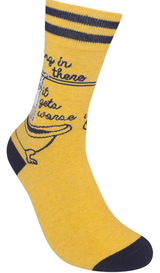FUNATIC Brand Unisex CAT Socks HANG IN THERE IT GETS WORSE’ - Novelty Socks And Slippers