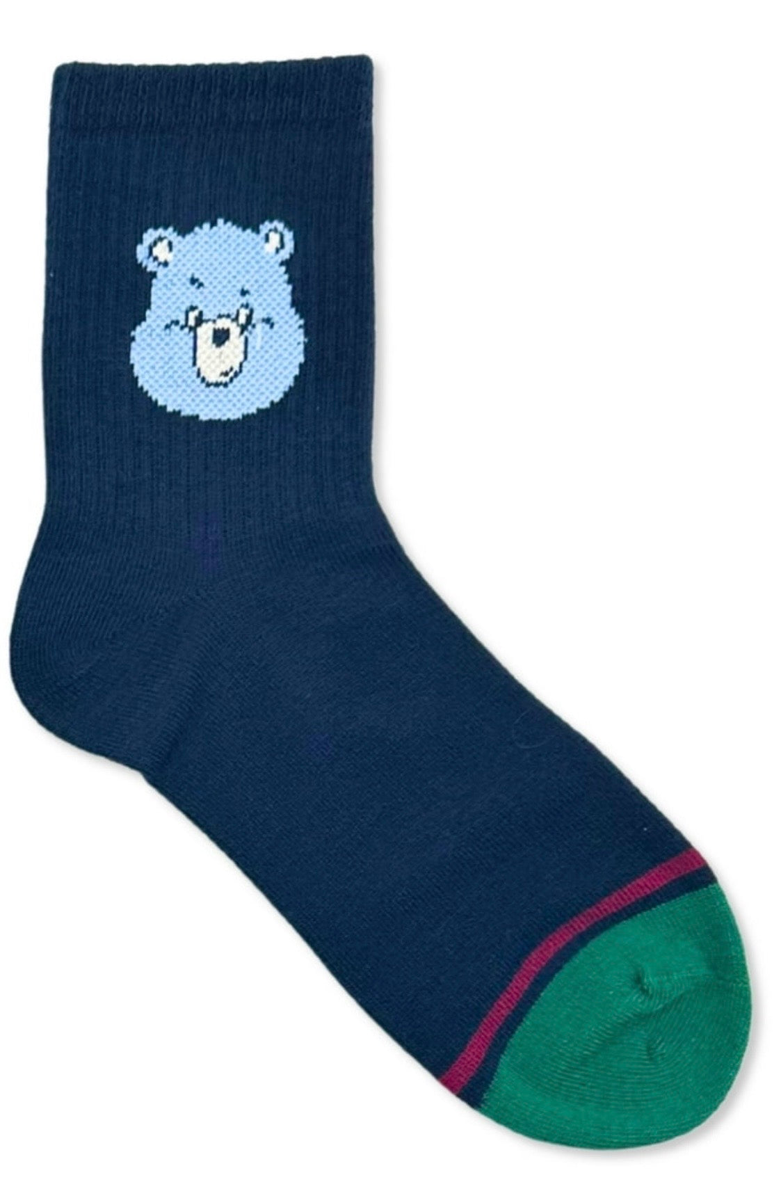 CARE BEARS Ladies 2 Pair Of Crew Socks Grumpy Bear & Cheer Bear