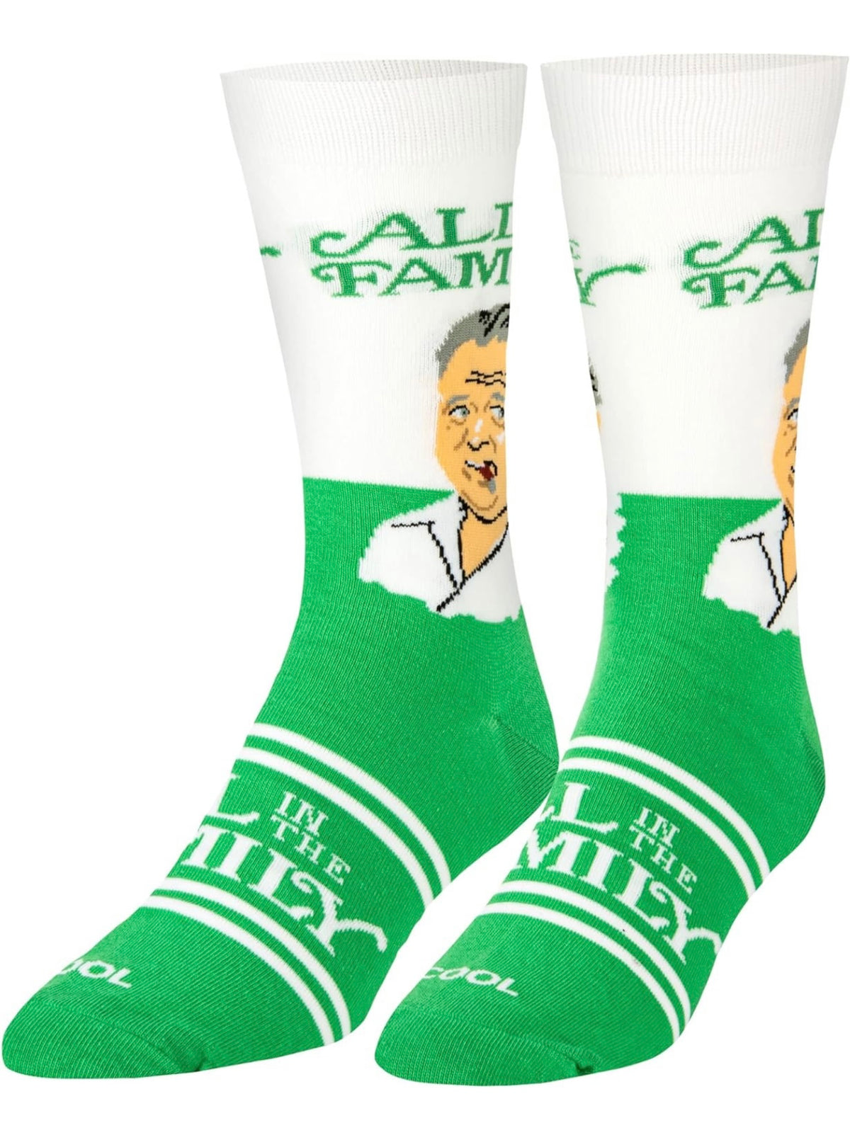 ALL IN THE FAMILY TV SHOW MEN’S ARCHIE BUNKER SOCKS COOL SOCKS BRAND - Novelty Socks And Slippers