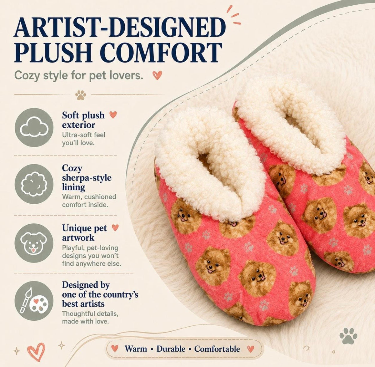 ORANGE TABBY CAT Ladies Non-Slip Slippers COMFIES BRAND By E&S Pets
