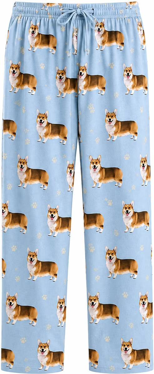 WELSH CORGI Dog Adult Unisex PAJAMA BOTTOMS COMFIES Brand By E&S PETS (CHOOSE SIZE)