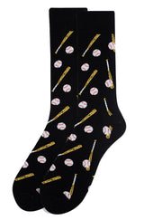 BASEBALL Men's Socks BASEBALLS ALL OVERPARQUET BRAND (CHOOSE COLOR) - Novelty Socks And Slippers