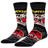 JURASSIC PARK Men’s Socks ODD SOX Brand ‘I SURVIVED JURASSIC PARK’ - Novelty Socks And Slippers