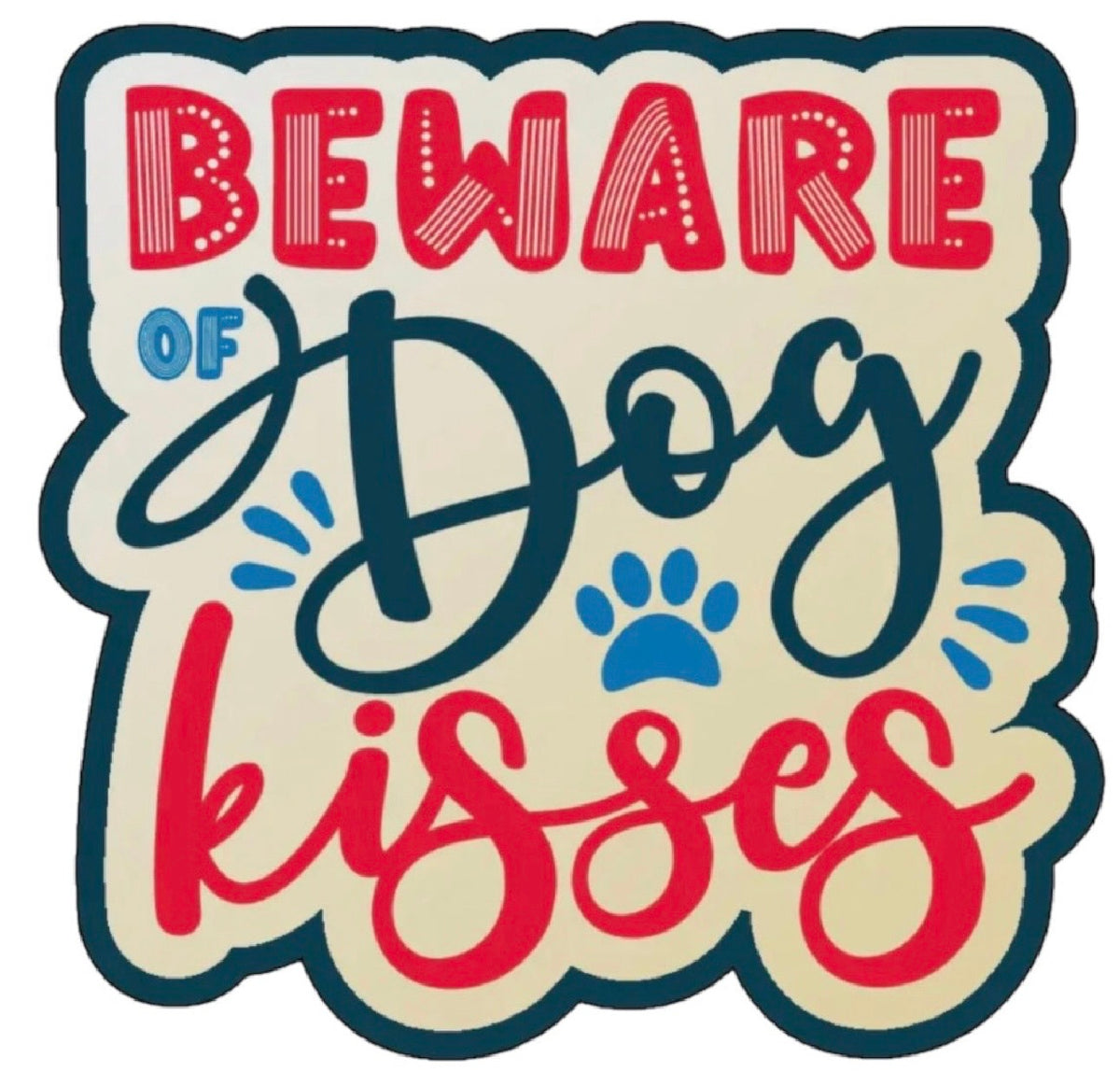 DOG & CAT Vinyl Stickers By E&S Pets (Choose Style) - Novelty Socks And Slippers