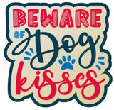 DOG & CAT Vinyl Stickers By E&S Pets (Choose Style) - Novelty Socks And Slippers