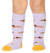 SOCK IT TO ME BRAND TODDLER GIRLS DACHSHUND KNEE HIGH NON SLIP GRIP SOCKS - Novelty Socks And Slippers