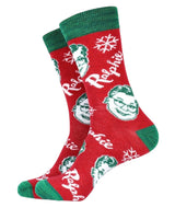 A CHRISTMAS STORY Men’s 3 Pair Of Socks Gift Set BIOWORLD Brand - Novelty Socks And Slippers
