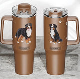 Dog & Cat Stainless Steel Ultimate 40 Oz. Tumbler Hot & Cold Travel Mug By E&S Pets (Choose Breed)