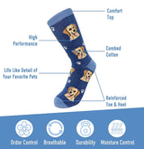 YELLOW LABRADOR Dog Adult Unisex Socks By E&S Pets Choose Style