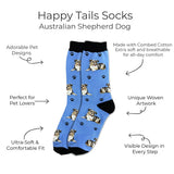 AUSTRALIAN SHEPHERD Dog Adult Unisex Socks By E&S Pets Choose Style