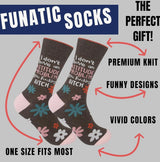 FUNATIC BRAND ‘I DON’T HAVE AN ATTITUDE PROBLEM YOU FUCKING BITCH' Socks - Novelty Socks And Slippers