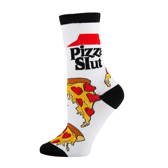 PIZZA SLUT Ladies Socks OOOH YEAH Brand