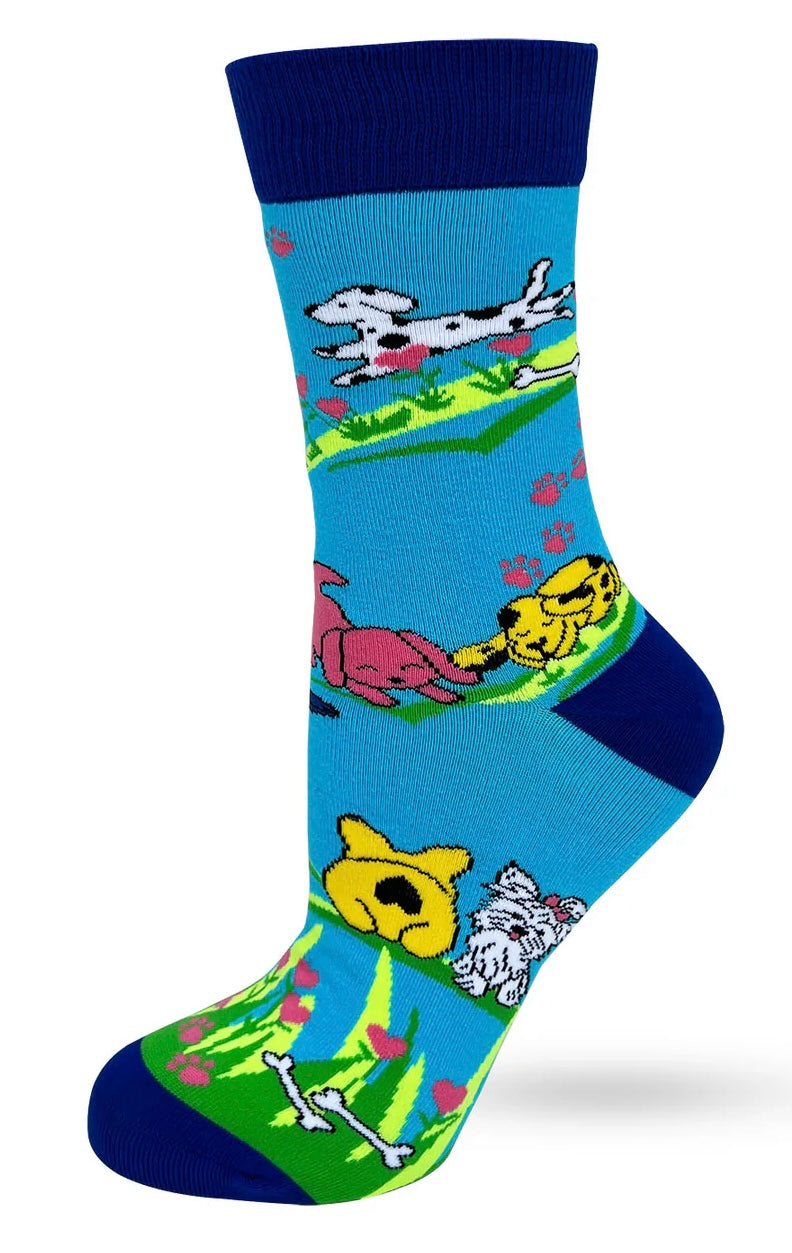 FABDAZ Brand Ladies LOVE IS A FOUR LEGGED WORD Socks (CHOOSE COLOR) - Novelty Socks And Slippers