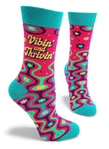 VIBIN' AND THRIVIN' Ladies Socks FABDAZ Brand - Novelty Socks And Slippers