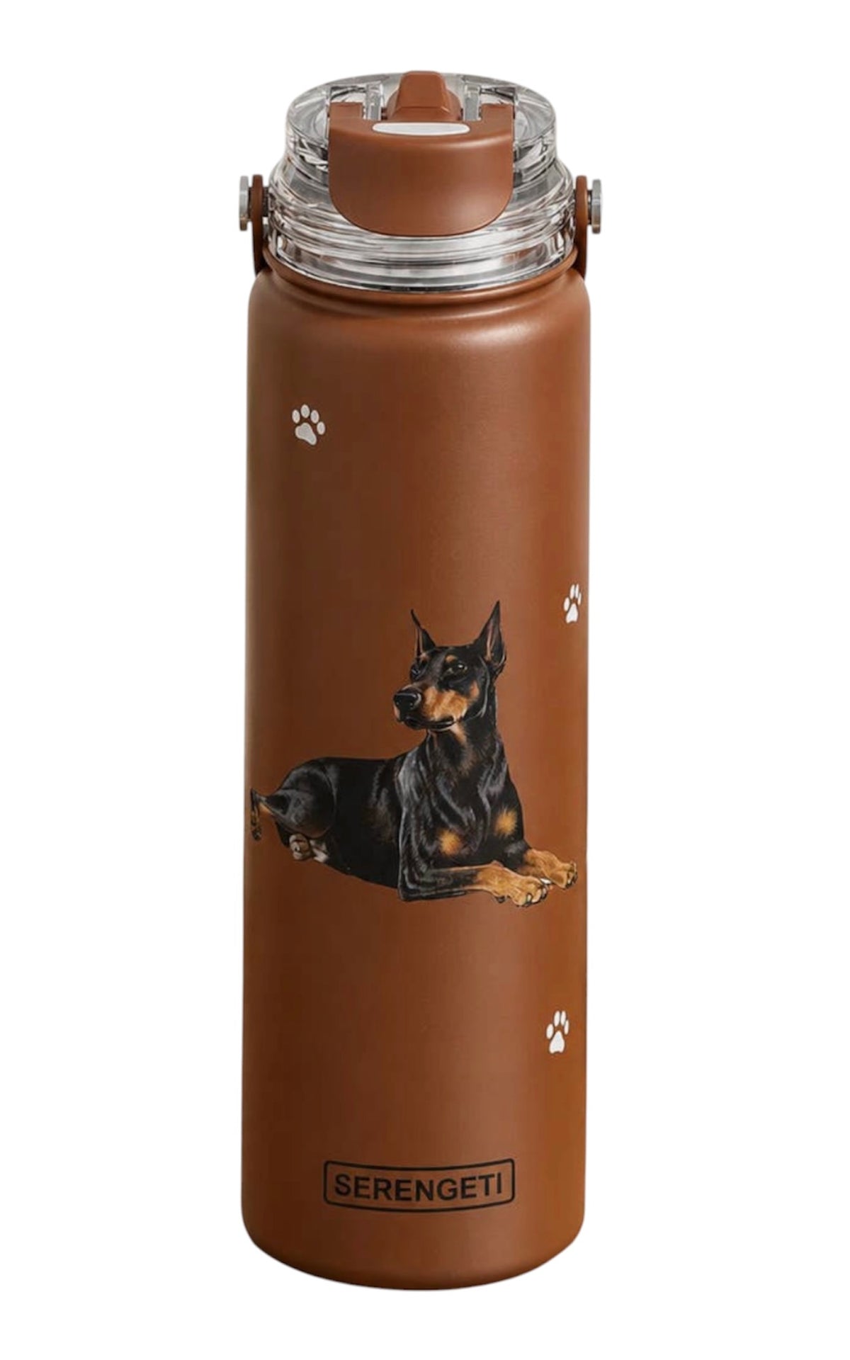 Dog & Cat Stainless Steel 24 Oz. Water Bottle By E&S Pets (Choose Breed)