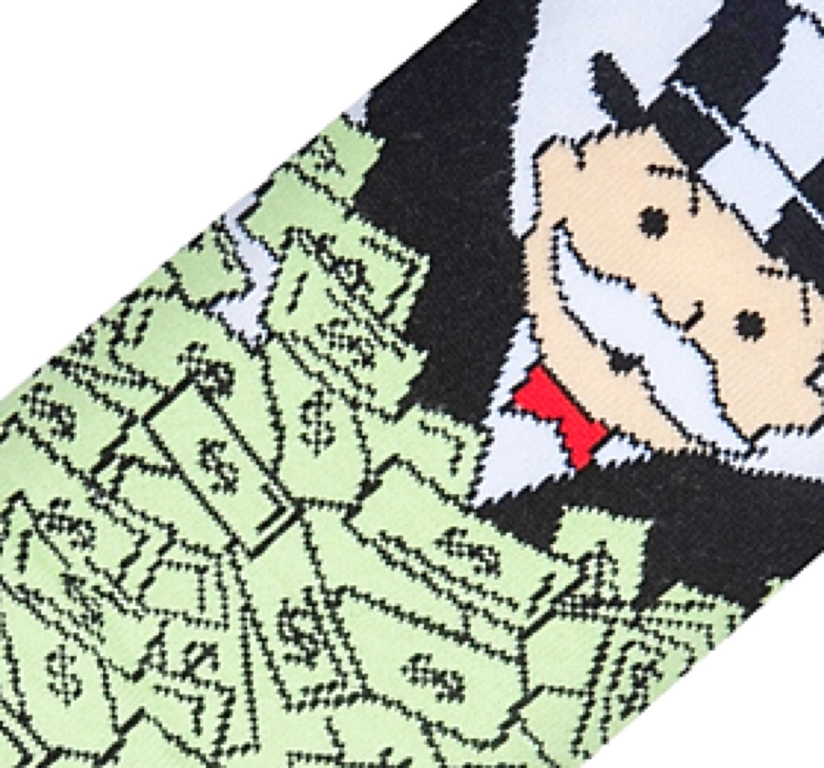 MONOPOLY Board Game Men’s WINDFALL OF CASH Socks ODD SOX Brand - Novelty Socks for Less