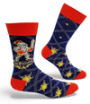SIR FUXALOT Men’s Knight Socks Fabdaz Brand (SIR FUCKS A LOT) - Novelty Socks And Slippers