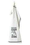 HEY NOW Brand By Fabdaz HERE WE FUCKIN’ GO AGAIN I MEAN… GOOD MORNING Kitchen Tea Towel - Novelty Socks And Slippers