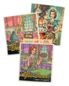 CRAZY RETRO WIFE Set Of 3 Sassy Swedish Dishcloths ‘Yes Dear, I Made It Myself’ With Middle Finger