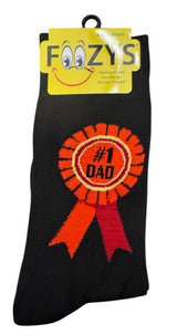 FOOZYS Brand Men’s FATHERS DAY Socks (Choose Style) - Novelty Socks And Slippers