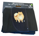 URBAN ATHLETICS Ladies POMERANIAN High Rise Leggings With Pockets E&S Pets - Novelty Socks And Slippers