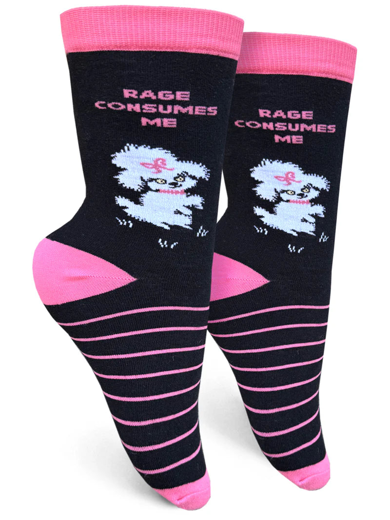 RAGE CONSUMES ME Ladies Socks GROOVY THINGS Brand - Novelty Socks And Slippers
